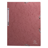 Exacompta elastomap glanskarton oudroze A4 55276E 404162