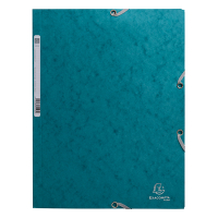 Exacompta elastomap glanskarton pacific blauw A4 55272E 404159