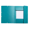 Exacompta elastomap glanskarton pacific blauw A4 55272E 404159 - 2