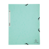 Exacompta elastomap glanskarton pastelgroen A4 55533E 404036