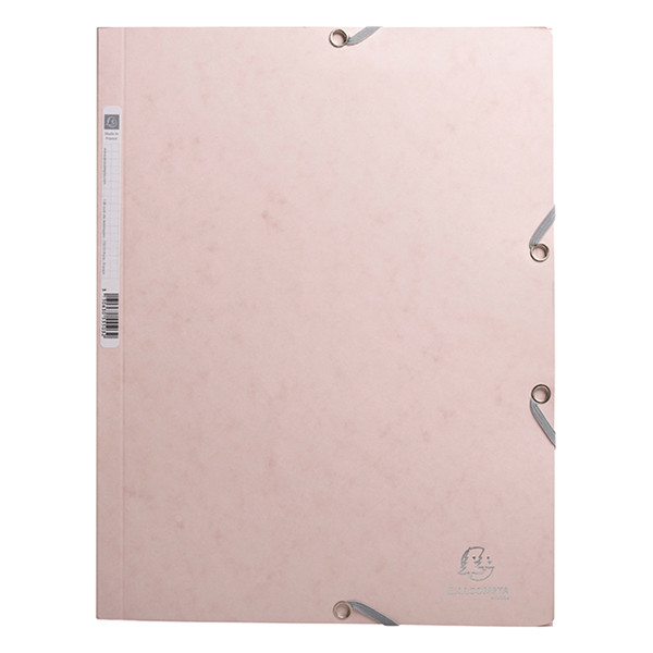 Exacompta elastomap glanskarton zachtroze A4 55274E 404161 - 1