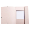 Exacompta elastomap glanskarton zachtroze A4 55274E 404161 - 2