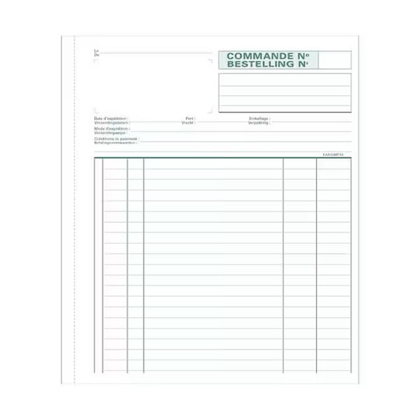 Exacompta orderboek zelfkopiërend 21 x 18 cm (3 x 50 vellen) 53103X 404443 - 2