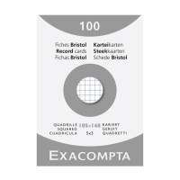 Exacompta steekkaart geruit 105 x 148 mm (100 stuks) 404623