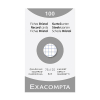 Exacompta steekkaart geruit 75 x 125 mm (100 stuks) 404618 - 1