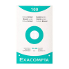 Exacompta steekkaart met perforatie geruit 125 x 200 mm (100 stuks) 404616 - 1