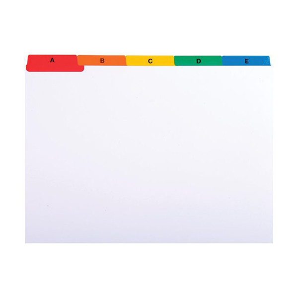 Exacompta tabkaart wit 210 x 160 mm A5 (1 set) 13998E 404080 - 1
