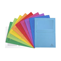 Exacompta venstermap assorti kleuren A4 (10 stuks) 50200E 404436