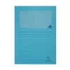 Exacompta venstermap blauw A4 (100 stuks)