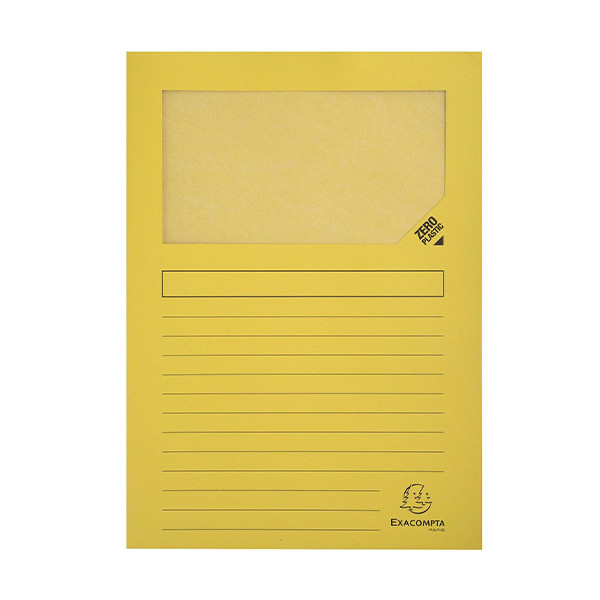 Exacompta venstermap geel A4 (100 stuks) 50109E 404439 - 1