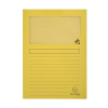 Exacompta venstermap geel A4 (100 stuks)