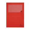 Exacompta venstermap rood A4 (100 stuks)