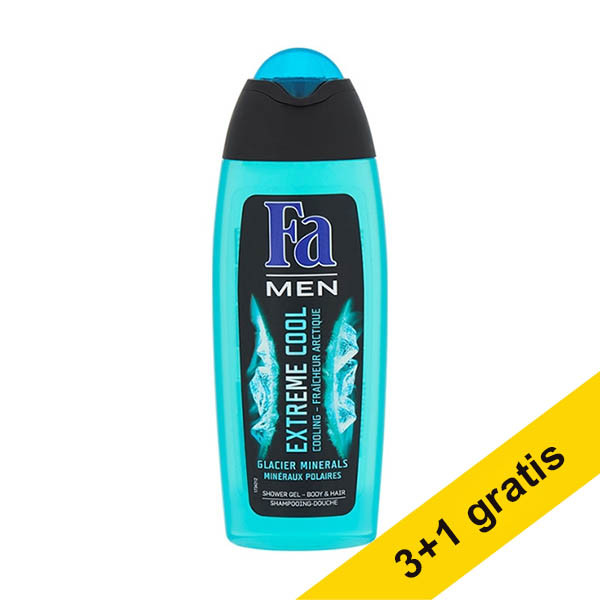 Aanbieding: 4x Fa Extreme Cool for Men douchegel  (250 ml) SFA06259 - 1