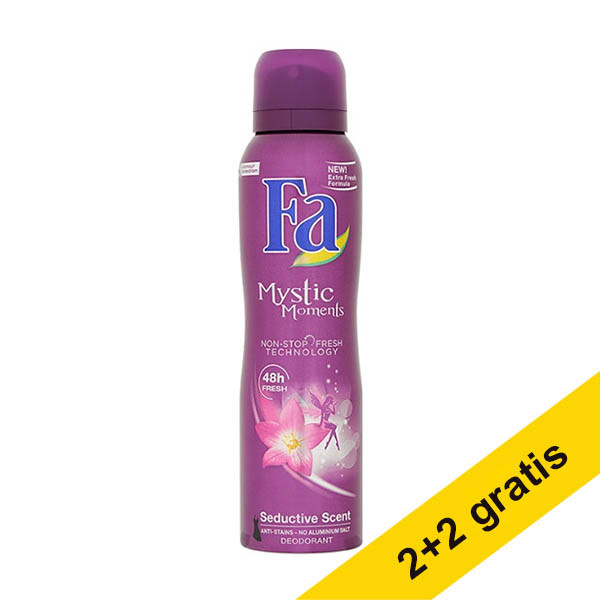 Aanbieding: 4x Fa Mystic Moments deodorant spray (150 ml) SFA06255 - 1