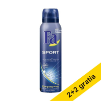 Aanbieding: 4x Fa Sport for men deodorant spray (150 ml) SFA06252