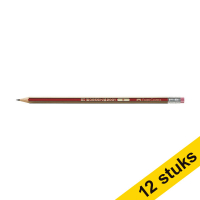 Aanbieding: 12x Faber-Castell Dessin potlood (B) met gom