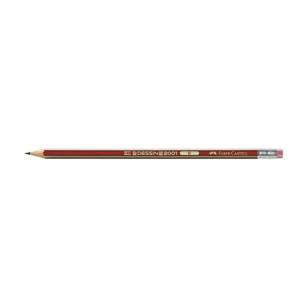 Faber-Castell Dessin potlood (B) met gom FC-112101 220018 - 1