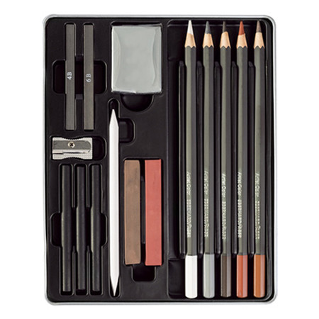 Faber-Castell Eberhard Faber Artist Color tekenset (16-delig) EF-516916 220135 - 1