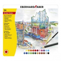 Faber-Castell Eberhard Faber aquarel kleurpotloden (24 stuks) EF-516025 220126