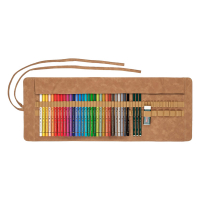 Faber-Castell Polychromos kleur- en grafietpotloden in roletui met gom (34 stuks) FC-110030 220193