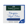 Faber-Castell inktpatroon blauw (6 stuks)