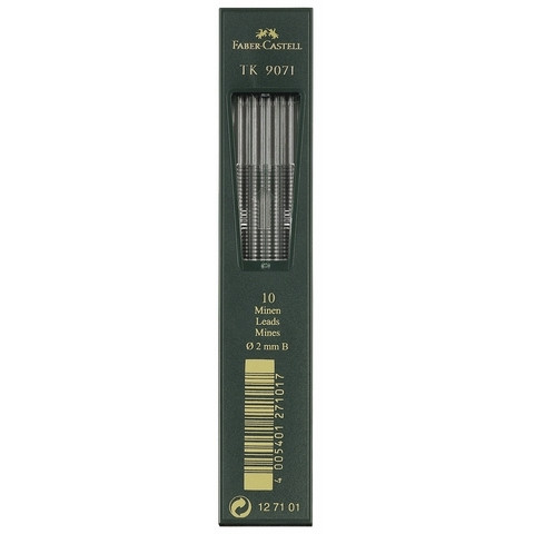 Faber-Castell vulpotlood vulling 2,0 mm B (10 vullingen) FC-127101 220113 - 1