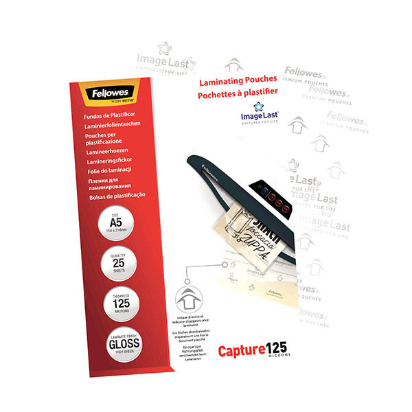 Fellowes Imagelast lamineerhoes A5 glanzend 2x125 micron (25 stuks) 207213 - 2