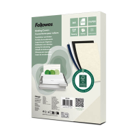 Fellowes Leatherlook bindomslag 250 grams ivoor A4 (100 stuks) 213196