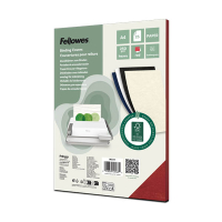 Fellowes Leatherlook bindomslag 250 grams rood A4 (25 stuks) 213207