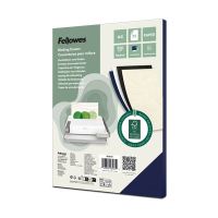 Fellowes Leatherlook bindomslag 250 grams royal blauw A4 (25 stuks) 213209