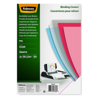 Fellowes PVC bindomslag 150 micron transparant A4 (100 stuks) 5376001 213211