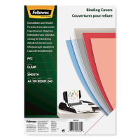 Fellowes PVC bindomslag 240 micron transparant A4 (100 stuks) 53762 213213