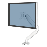 Fellowes Platinum Series monitorarm voor 1 monitor wit (met klem of schroef) 8056201 215003