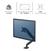 Fellowes Platinum Series monitorarm voor 1 monitor wit (met klem of schroef) 8056201 215003 - 3