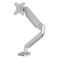 Fellowes Platinum Series monitorarm voor 1 monitor zilver (met klem of schroef) 8056401 215007