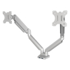 Fellowes Platinum Series monitorarm voor 2 monitoren zilver (met klem of schroef) 8056501 215009 - 1