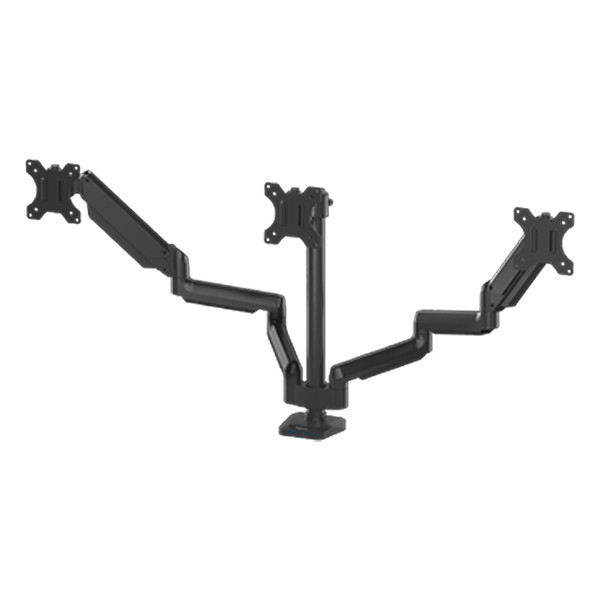Fellowes Platinum Series monitorarm voor 3 monitoren zwart (met klem of schroef) 8042601 214011 - 1