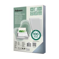 Fellowes bindomslag 150 micron transparant A4 (100 stuks) 207249