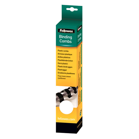 Fellowes bindrug 16 mm wit (25 stuks) 5332002 213160 - 1