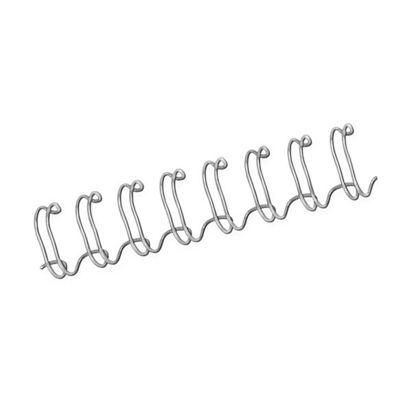 Fellowes metalen draadrug 12 mm zilver (100 stuks) 207245 - 1