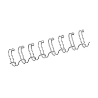 Fellowes metalen draadrug 8 mm zilver (100 stuks) 207243