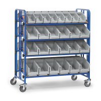 Fetra bakkenwagen met 4 etages incl. magazijnbakken 2892 439090
