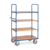 Fetra hoge etagewagen met 4 etages met laadvlak van 1000 x 700 mm 8302 439033 - 1