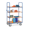 Fetra hoge etagewagen met 4 etages met laadvlak van 1000 x 700 mm 8302 439033 - 2