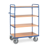 Fetra hoge etagewagen met 4 etages met laadvlak van 850 x 500 mm 439032 - 1