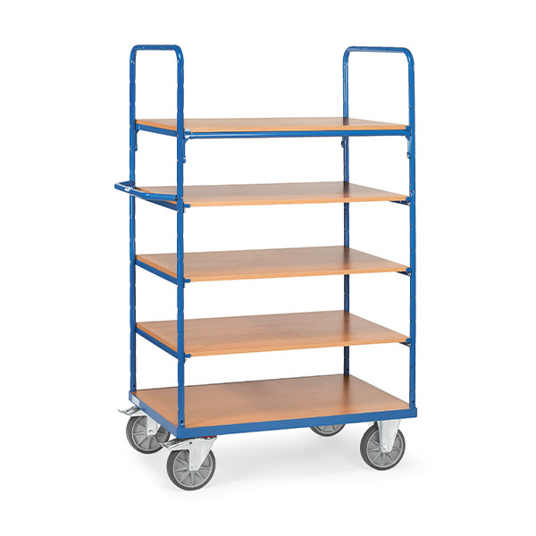 Fetra hoge etagewagen met 5 etages met laadvlak van 1200 x 800 mm 8343 439026 - 1
