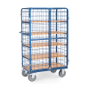 Fetra hoge etagewagen met 5 opklapbare etages met laadvlak van 1000 x 600 mm gesloten 8581-3DE 439031 - 2