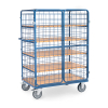 Fetra hoge etagewagen met 5 opklapbare etages met laadvlak van 1200 x 800 mm gesloten 8583-3DE 439030 - 2