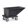 Fetra kantelbare afvalbak met aftapkraan bakmaat 1200 x 652 x 413 mm (met onderstel) 4701A-7016 439057 - 1