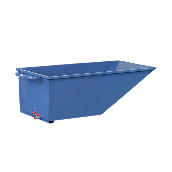 Fetra kantelbare afvalbak met aftapkraan bakmaat 1200 x 652 x 413 mm (zonder onderstel) 4701A 439056 - 2